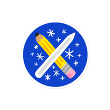 Load image into Gallery viewer, Pencil-Pencil Emblem Sticker