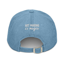 Load image into Gallery viewer, Art-Making is Magic Embroidered Hat
