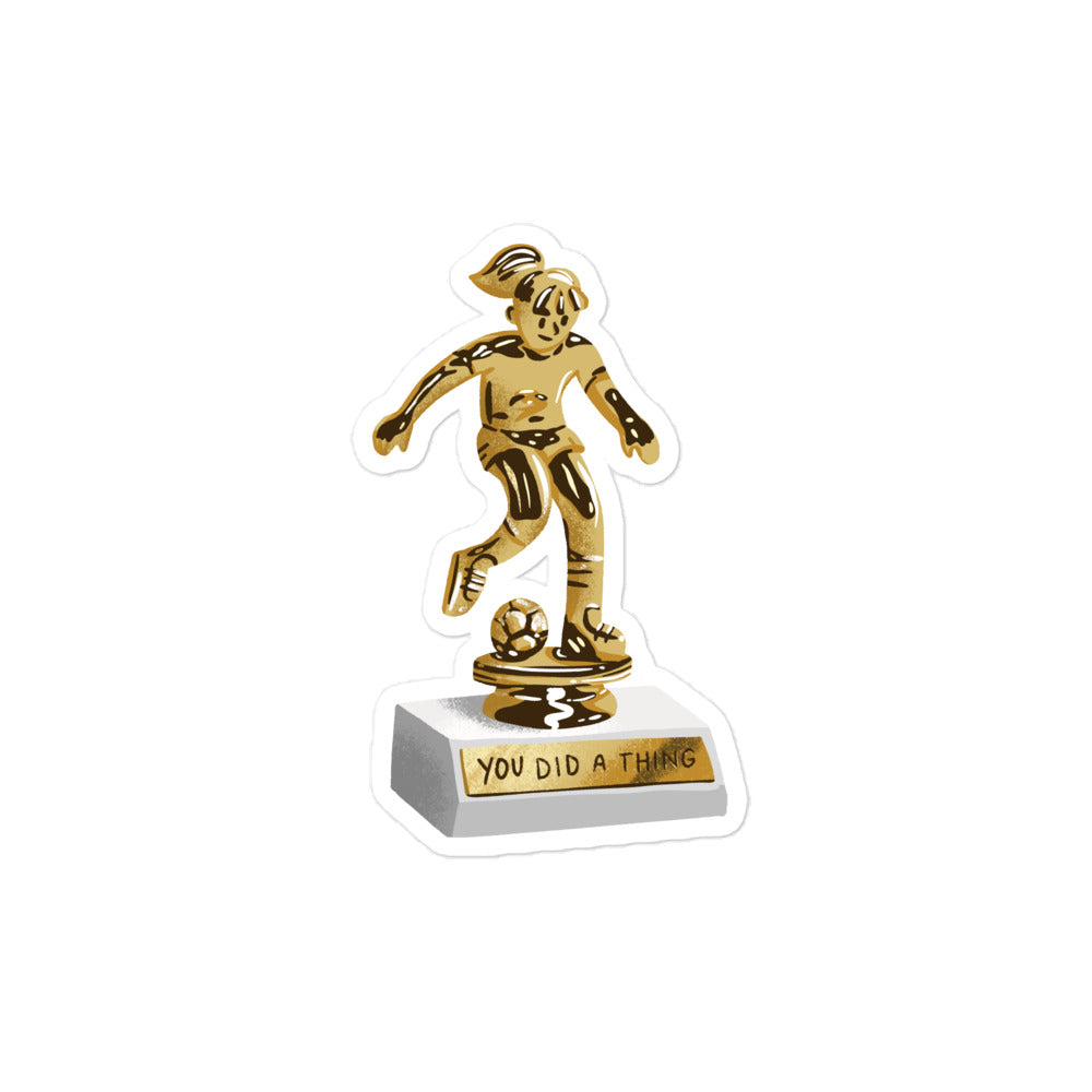 Participate Sticker Participation Trophy Sticker – Art Maker's Merch